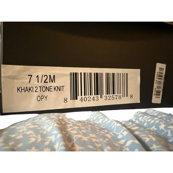 Urban Sport x J/Slides Women's 7.5 M Khaki 2-Tone Opy Stretch Knit Sneakers  NWT - Picture 4 of 6